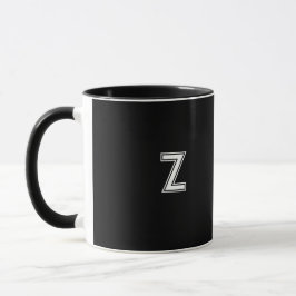 Personalisierte Tasse im Schwarzen Combo-Stil