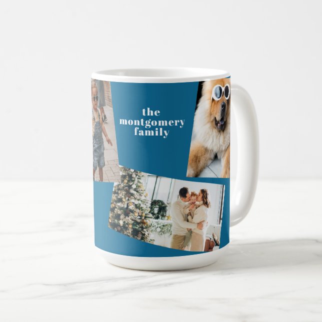 Personalisierte Tasse mit 5 Fotos (VorderseiteRechts)