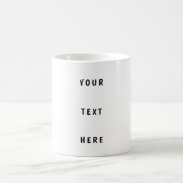 Personalisierte Tasse mit individuellem Text