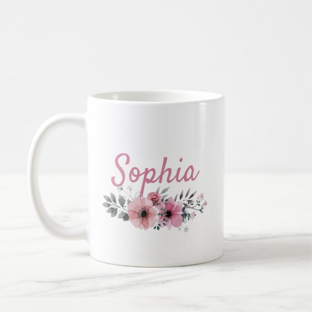 Personalisierte Tasse mit Namen (Links)