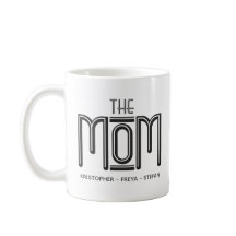 Personalisierte Tasse niedlicher Schwarz-weißer Ma