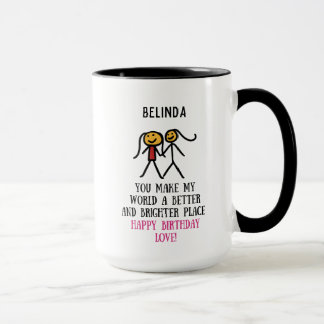 Personalisierte Tasse zum Geburtstag | Geburtstags