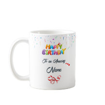 Personalisierte Tasse zum Geburtstag - nachdenklic