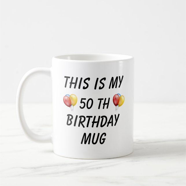 Personalisierte Tasse zum Geburtstag, Tasse des Ka (Links)