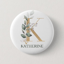 Personalisierte Taste K Monogram Button