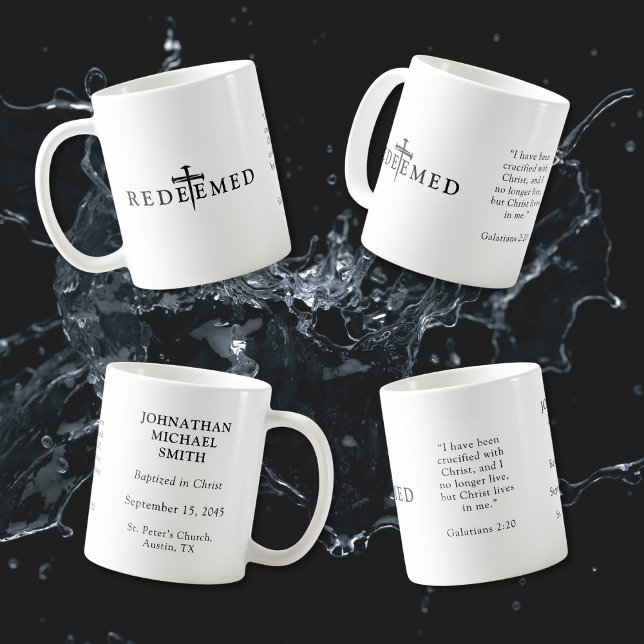Personalisierte Taufe Kaffeetasse (Von Creator hochgeladen)