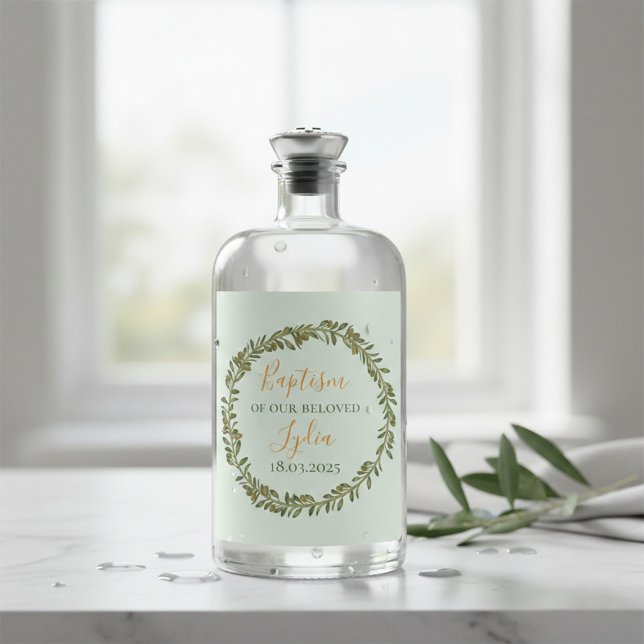 Personalisierte Taufe Weinflasche Weinetikett (Von Creator hochgeladen)