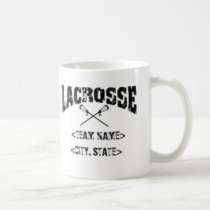 Personalisierte Team-Stadt-Staatlacrosse-T - Kaffeetasse