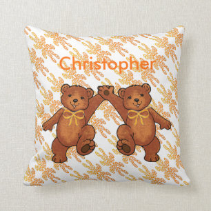 Personalisierte Teddy-Bären Kissen