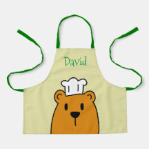 Personalisierte Teddybären-Schürze für Kinder
