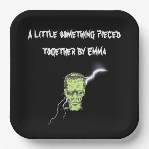 Personalisierte Teller, Frankenstein Halloween Pappteller