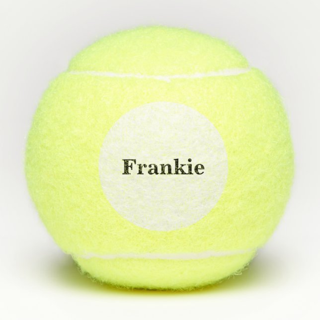 Personalisierte Tennis-Bälle Tennisbälle (Vorderseite)