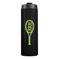 Personalisierte Tennis-Racket-Monogramm-Initialen