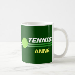 Personalisierte Tennis-Tassen Kaffeetasse
