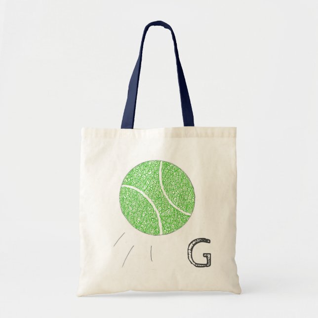 Personalisierte Tennis Tote Tasche (Vorne)