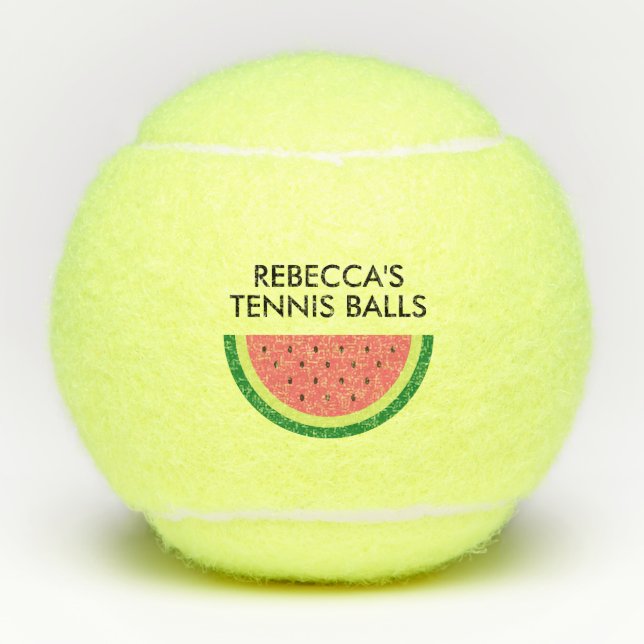 Personalisierte Tennisbällchen mit niedlichem Melo Tennisbälle (Vorderseite)