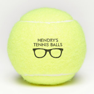 Personalisierte Tennisbälle bedruckt mit lustigen 