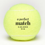 Personalisierte Tennisbälle für die perfekte Hochz