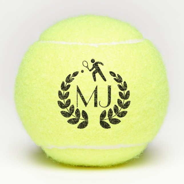 Personalisierte Tennisbälle mit eigenem Logo (Vorderseite)