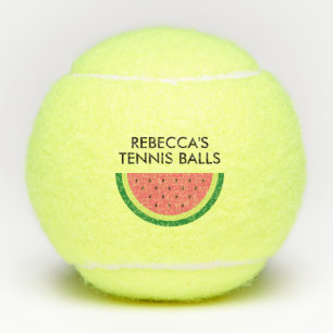 Personalisierte Tennisbälle mit niedlichem Melone