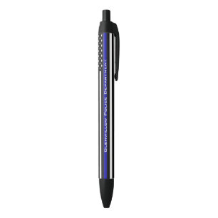 Personalisierte Thin Blue Line-Flagge Kugelschreiber