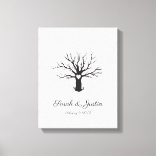 Personalisierte Thumbprint-Struktur Leinwanddruck