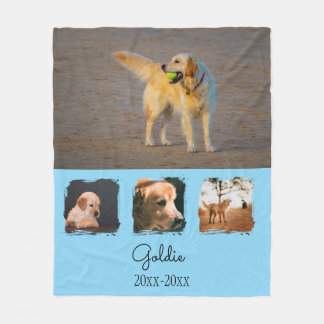 Personalisierte Tierdecke Fleecedecke