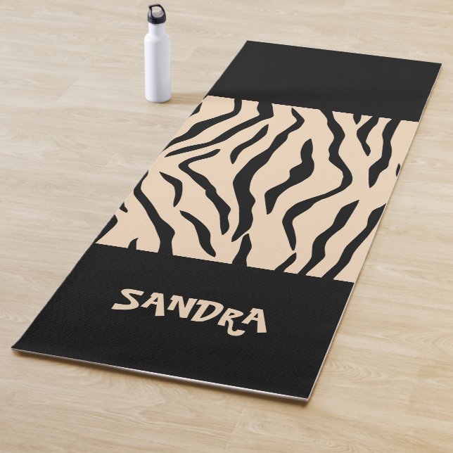 Personalisierte Tierdruckübung Yogamatte (Beispiel)