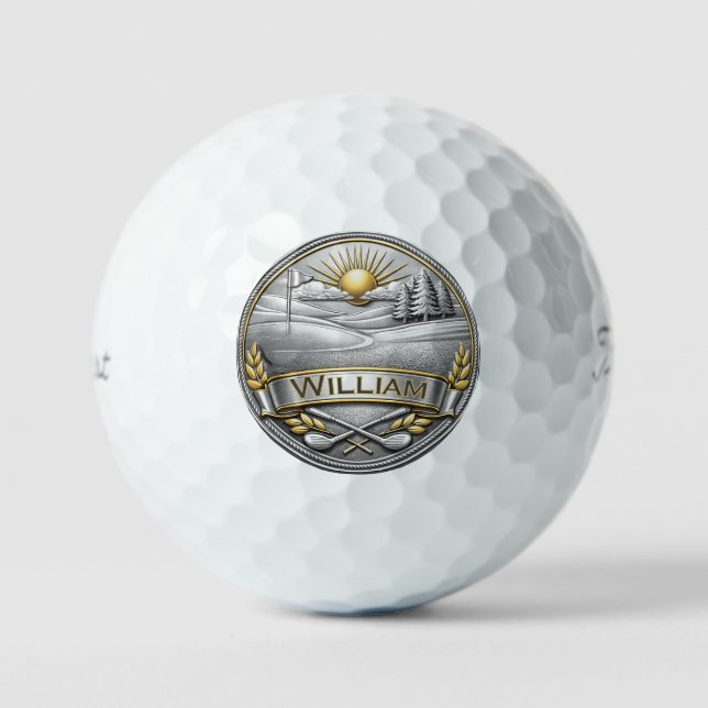 Personalisierte Titleist Pro V1 Golfbälle (Vorderseite)