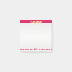 Personalisierte To-Do-Liste auf silbergrau und bur Post-it Klebezettel