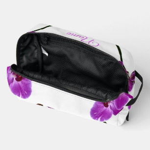Personalisierte Toilettenbeutel - Rosa Orchid Waschbeutel