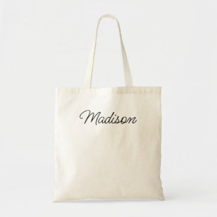 Personalisierte Tote Tasche, Individuelle Name Tot Tragetasche