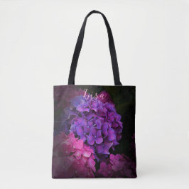 Personalisierte Tragetaschen - Rosa und Lila Hydra Tasche