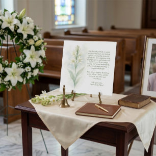 Personalisierte Trauer-Dankeskarten Dankeskarte