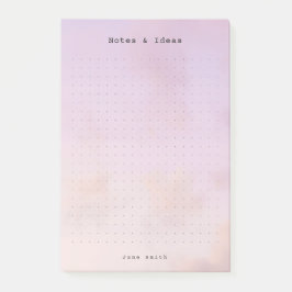 Personalisierte träumerische Wolken, Pastell-Ästhe Post-it Klebezettel