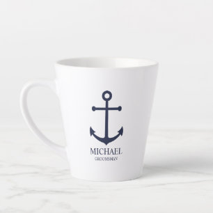 Personalisierte Trauzeuge der Nautischen Marine Milchtasse