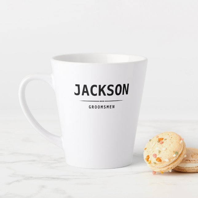 Personalisierte Trauzeugen Milchtasse (Beispiel)