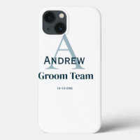 personalisierte Trauzeugen von einfachen Monogramm