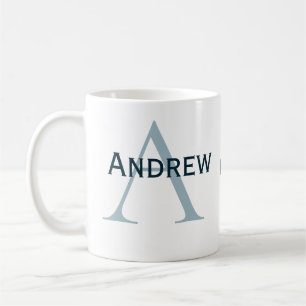 personalisierte Trauzeugen von einfachen Monogramm Kaffeetasse