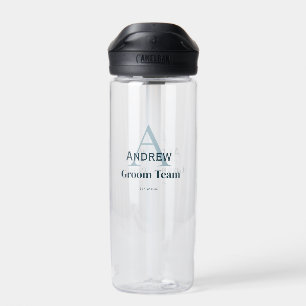 personalisierte Trauzeugen von einfachen Monogramm Trinkflasche