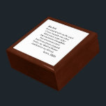 Personalisierte Trauzeugin  Erinnerungskiste<br><div class="desc">Trauzeugin Holz Geschenkboxen mit einem Gedicht,  das liest: Sie teilten uns den Anfang unseres glücklichen Lebens,  immer danach,  mit vielen Tränen der Freude und Momente des Lachen. Du bist immer da und ich kann mich immer darauf verlassen,  heute,  meine Trauzeugin und für immer meine Freundin."</div>