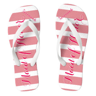 Personalisierte Trauzeugin Rosa oder eine beliebig Flip Flops