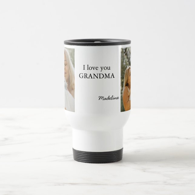 Personalisierte Travel Mug - Benutzerdefiniertes F Reisebecher (Mittel)
