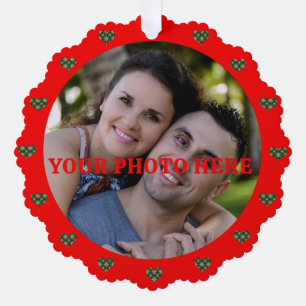 Personalisierte Treppenschmiede / Kartenschmuck Fo Ornament Karte