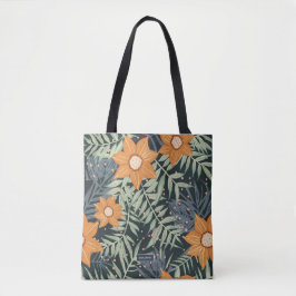 Personalisierte tropische Blätter Tasche