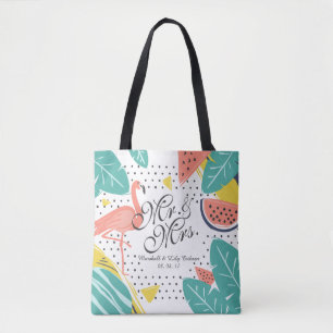 Personalisierte tropische tasche