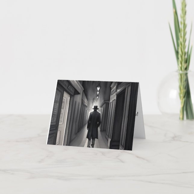 Personalisierte True Crime Fan Birthday Card Karte (Vorderseite)