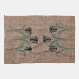 Personalisierte Tulips Geschirrtuch