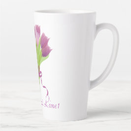 Personalisierte Tulips Milchtasse