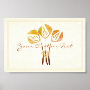 Personalisierte Tulips Poster